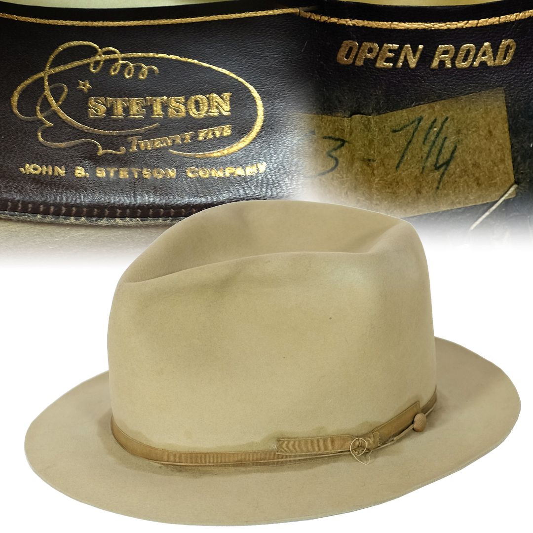 Stetson Legendary Felt Fedora. “The Sovereign.” - Seensociety.com